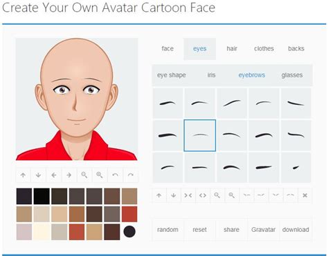 Cartoon Avatar Maker A Web App For Create Avatar Cartoon Face