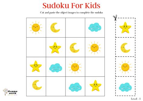 Sudoku For Kids Printable Sudoku Worksheet