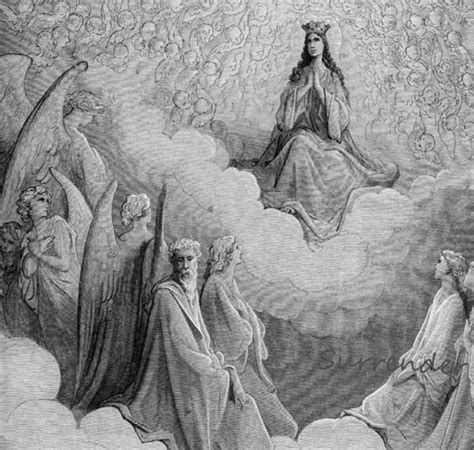 Gustave Dore Queen Of Heaven Dante Paradiso Canto 31 Beatrice Etsy