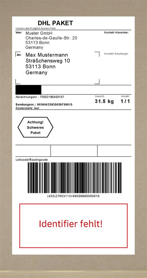 Ship and track parcels with dhl express. Leitcodierung