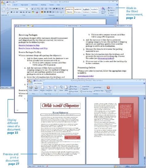 1 Exploring Word 2007 Microsoft® Office Word 2007 Step By Step Book