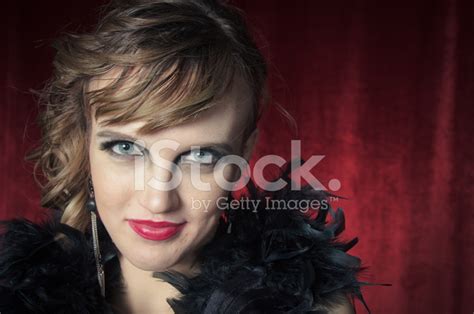 Burlesque Dancer Portrait Stock Photo Royalty Free Freeimages