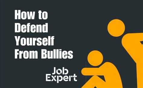 how to defend yourself from bullies