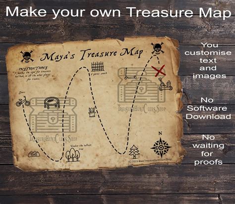 How To Make A Treasure Hunt Map Of Your Yard Treasure Hunt Map Images