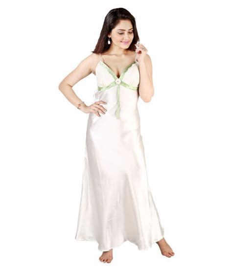 Buy Naughty Nightwear Satin Nighty And Night Gowns Pink Online At Best Prices In India Snapdeal