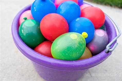 Sidewalk Chalk Water Bombs Color Water Balloons Water Balloons Water Bombs