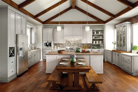 Door features square design with mortise and tenon solid wood frame and veneer flat center panel. Stylish, Affordable Kitchens - Medallion Cabinetry ...