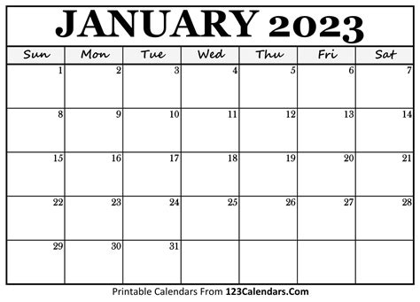 Printable 2023 Word Calendar Templates Calendarlabs 2023 Monthly
