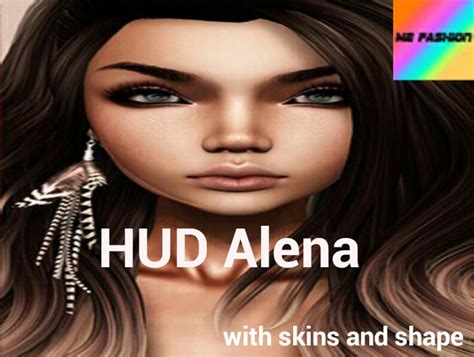 Second Life Marketplace Hud Alena With Skins And Shape
