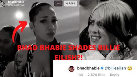 Bhad Bhabie Shades Billie Eilish Youtube