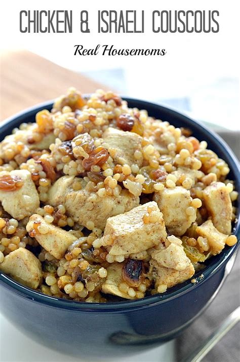 Let rest until all liquid has been absorbed, about 5 minutes. Chicken and Israeli Couscous | Recipe | Homemade ...