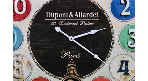 Horloge Ancienne Balancier Dupont And Allardet 58cm De La Catégorie