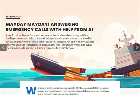 Mayday Mayday Answering Emergency Calls With Help From Ai Ship