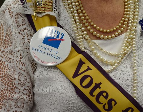 League Of Women Voters Commemorates Womens Right To Vote