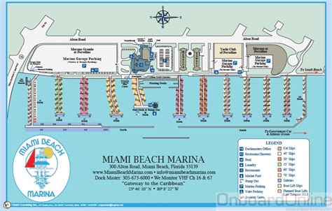 Marina Beach Map