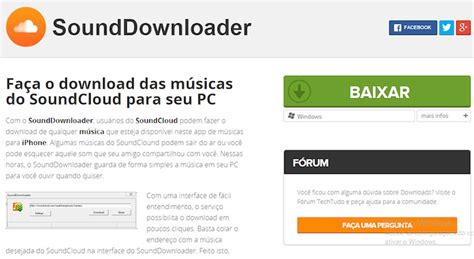 Como Usar O Sounddownloader Para Baixar Músicas Do Soundcloud