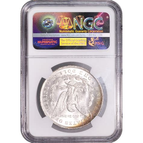 Certified Morgan Silver Dollar 1885 O Ms66 Ngc Rainbow Toning A