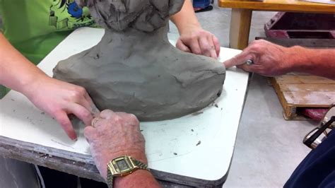Sculpting The Head In Clay Youtube