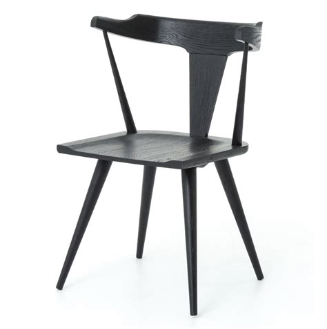 Ripley Black Oak Windsor Dining Chair Zin Home