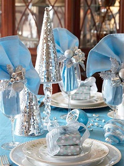 Winter Wonderland Table Setting For A Winter Wedding Ladies