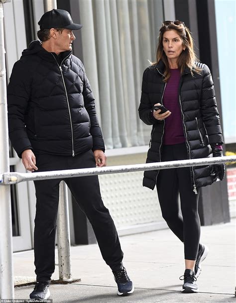 Cindy Crawford And Rande Gerber Looks Stressed Outside Kaias Apartment