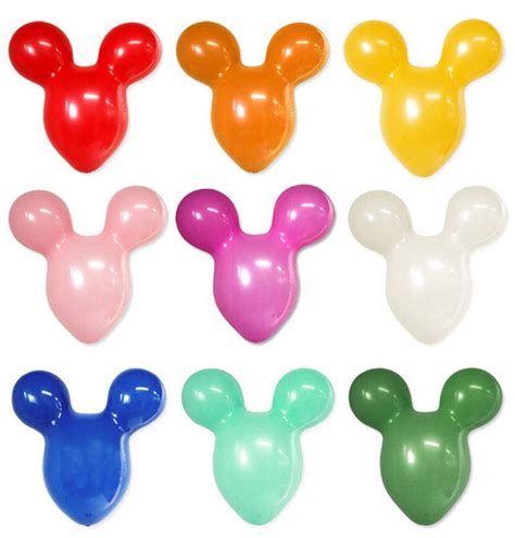 Wholesale 500pcs Mickey Head Balloons Colorful Latex Cartoon Balloons