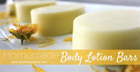Diy body care gifts made simple. Soothing Calendula Body Lotion Bars - Overthrow Martha