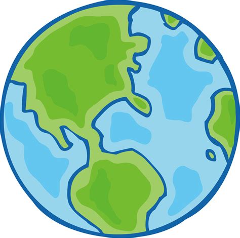 Clip Art Earth Cartoon Drawing Globe Bumi Png Transparent Background