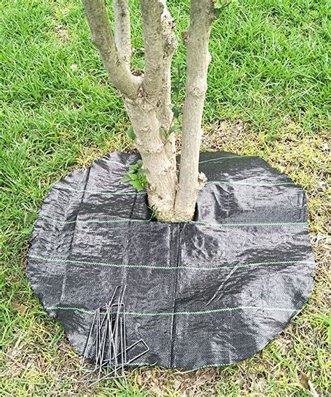 Agfabric Easy Plant Weed Block Mulch Tree Mat Weed