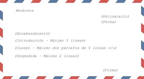 Partes De Una Carta Formal Toda Su Estructura Correcta ️