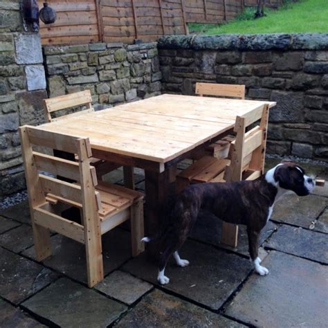 Diy Pallet Wooden Outdoor Furniture Pallet Furniture Projects