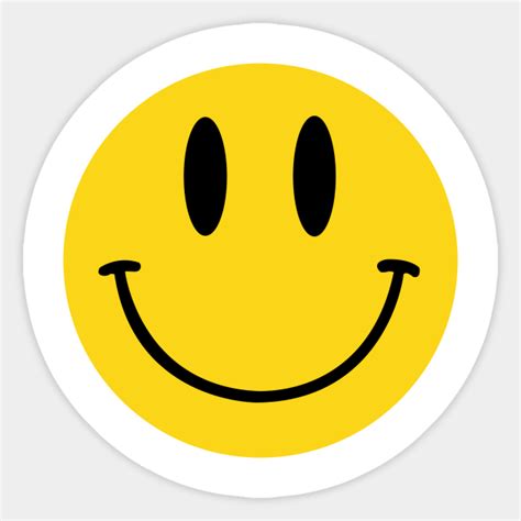 Classic Acid Smile Face Acid Smile Sticker Teepublic