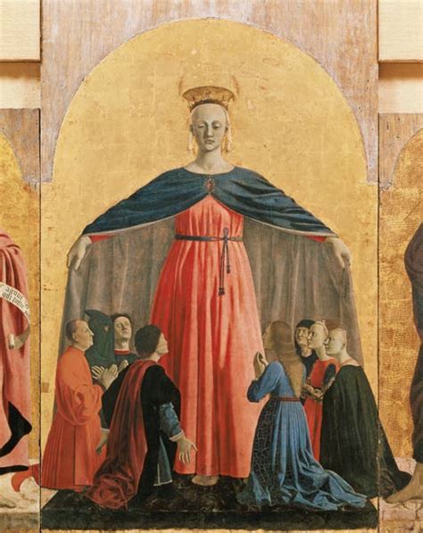 The Madonna Of Mercy Central Panel From Piero Della Francesca As Art