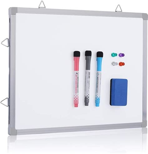 Small Dry Erase Board Magnetic 16 X 12 Inch Double Sided Hanging
