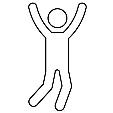 Dibujo De Saltar Para Colorear - Ultra Coloring Pages