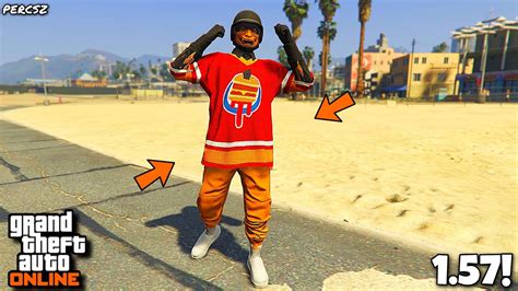 GTA 5 NEW HOW TO GET THIS ORANGE JOGGERS JERSEY TRYHARD MODDED OUTFIT