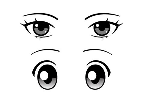 What's more, other formats of cute clipart, eyes clipart, eye. How to Draw Different Types of Anime Eyes - AnimeOutline