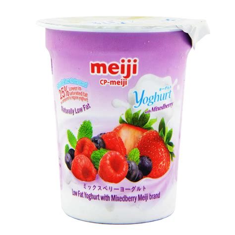 Meiji Low Fat Yoghurt With Mixed Berry