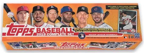 2019 Topps Baseball Complete Factory Set Checklist Boxes Exclusives