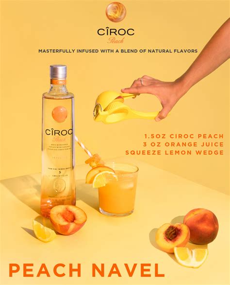 CÎroc Peach Ciroc Peach Mixed Drinks Recipes Peach Vodka
