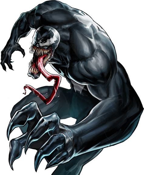 Download Venom Drawing Artwork Marvel Battle Lines Venom Png Image