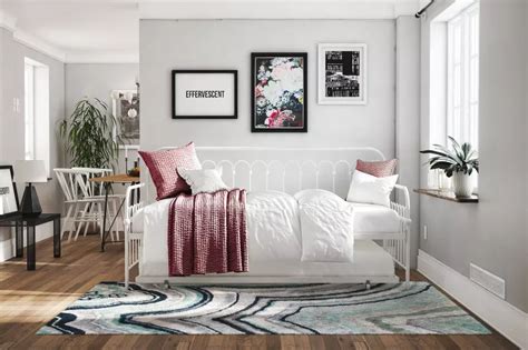 A trundle bed is a multifunctional piece of furniture that will provide you with an extra bed without coaster traditional style black finish daybed with trundle. Pin by Jessica Burt on C&N | Metal daybed with trundle ...