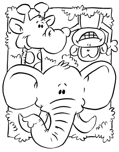 Wild animals coloring pages for kids. Wild Animal Coloring Pages - Best Coloring Pages For Kids