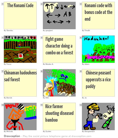 The new discount codes are constantly updated on couponnreview. The Konami Code - Drawception