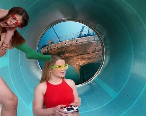 lexxxus adams and vanessa phoenix with a ps4 controller on the submarine r trailerclub