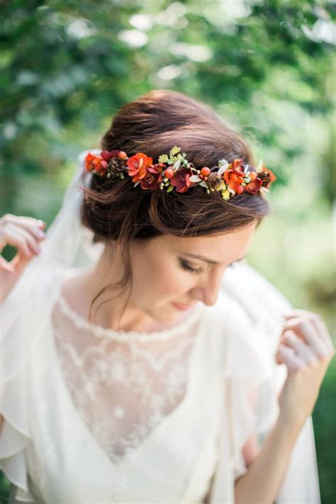 Flowers, gift baskets, roses, teddy bears Fall Flower Crown, Fall Headband, Orange Hair Wreath ...