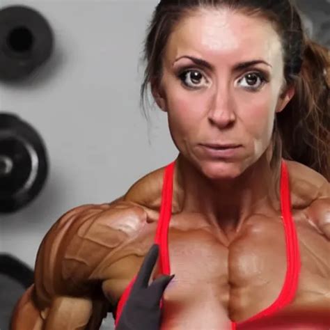 Female Bodybuilder Is Sick After Workout And Puking Stable Diffusion