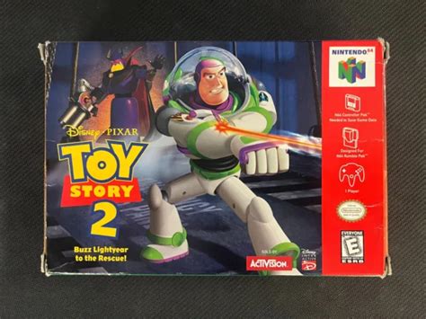 Toy Story 2 Buzz Lightyear To The Rescue Nintendo 64 1999 Box And