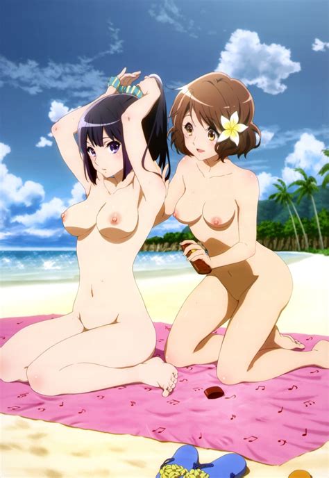 Rule 34 2girls Armpits Barefoot Beach Breasts Female Only Hibike Euphonium Kousaka Reina Nude