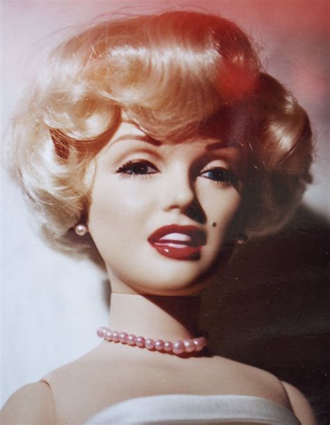 World Doll Marilyn Monroe After Hair Restyling And Facial Paint